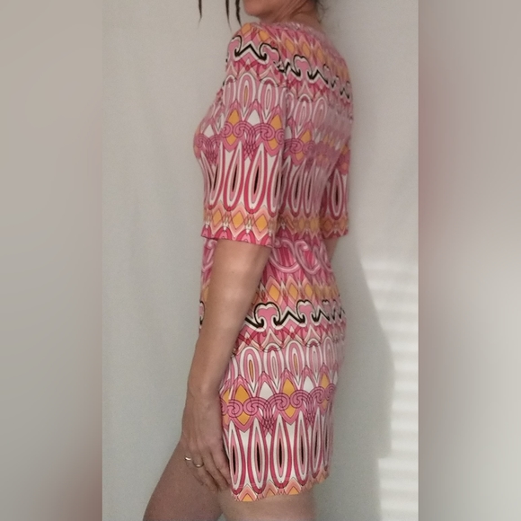 Donna Morgan Vintage 90's Retro Style Dress 6 - Picture 9 of 10